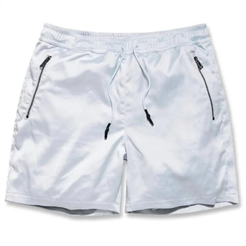 Men's adjustable - length convertible shorts for versatile use Men's Athletic Lux Short In Costal Blue Men's adjustable - length convertible shorts for versatile use Men's Athletic Lux Short In Costal Blue