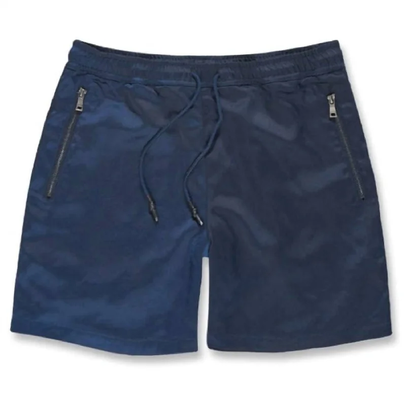 Men's flat - front chino shorts for semi - formal summer events Men's Athletic Lux Short In Navy Men's flat - front chino shorts for semi - formal summer events Men's Athletic Lux Short In Navy