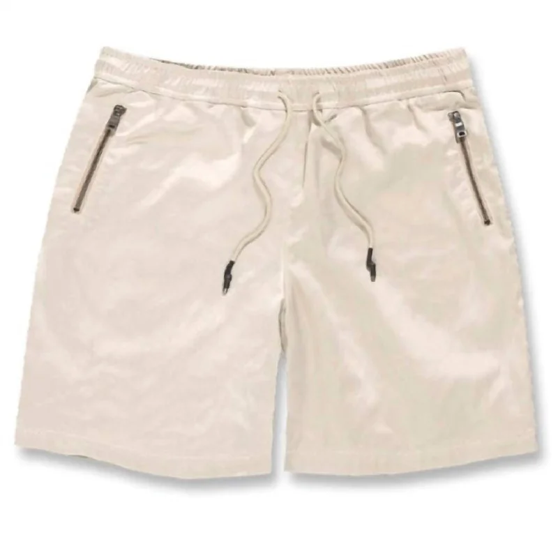 Men's moisture - wicking performance shorts for sweaty outdoor activities Men's Athletic Lux Short In Taupe Men's moisture - wicking performance shorts for sweaty outdoor activities Men's Athletic Lux Short In Taupe