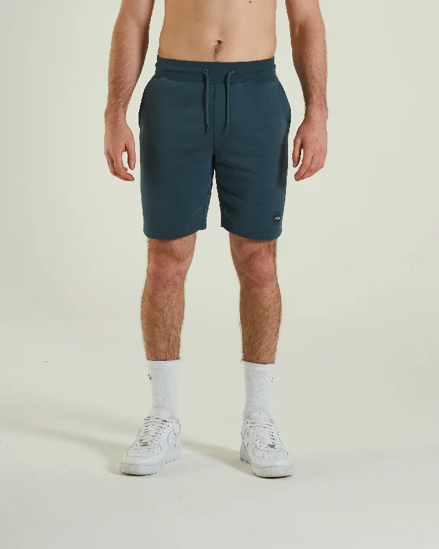 Men's button - fly denim work shorts for durability on the job Callum Short Deep Pond Men's button - fly denim work shorts for durability on the job Callum Short Deep Pond
