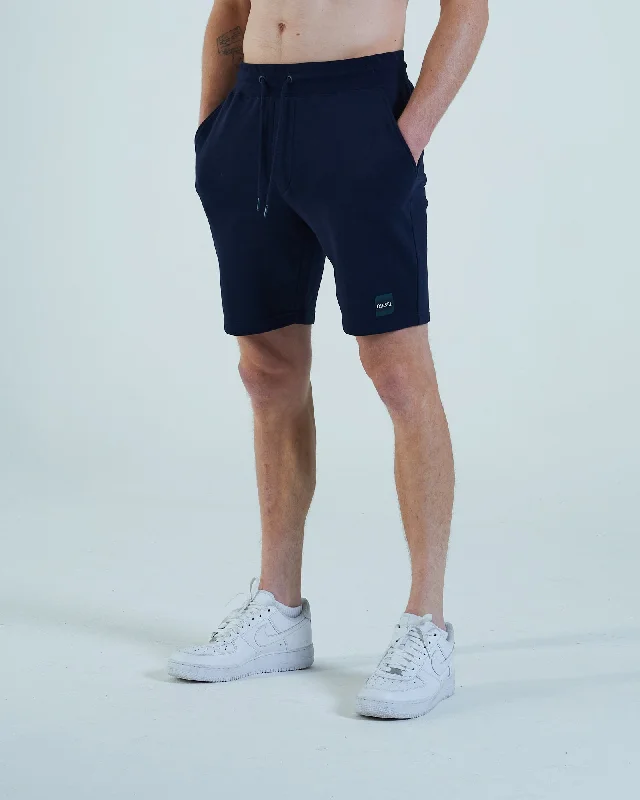 Men's elastic waistband lounge shorts for lazy weekends at home Callum Short Navy Blazer Men's elastic waistband lounge shorts for lazy weekends at home Callum Short Navy Blazer
