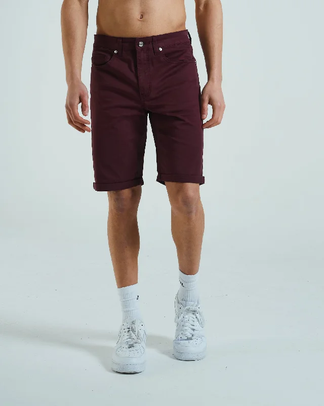 Men's side - stripe track shorts for a sporty running look Ben 5 Pocket Short Sassafras Men's side - stripe track shorts for a sporty running look Ben 5 Pocket Short Sassafras