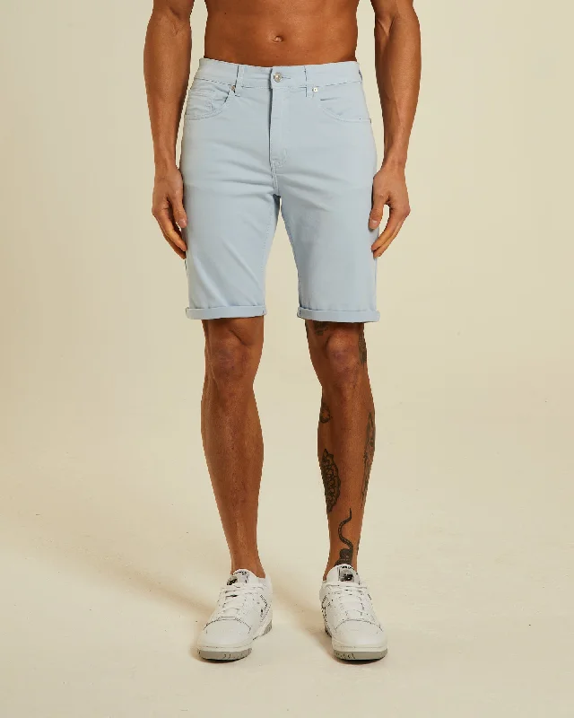 Men's floral print silk blend shorts for a unique night - out look Beck 5 Pocket Short Blue Men's floral print silk blend shorts for a unique night - out look Beck 5 Pocket Short Blue