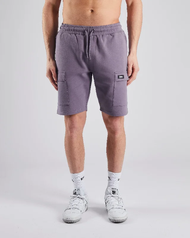 Men's distressed cotton shorts for a bohemian - inspired style Curtis Short Dark Ameythyst Men's distressed cotton shorts for a bohemian - inspired style Curtis Short Dark Ameythyst