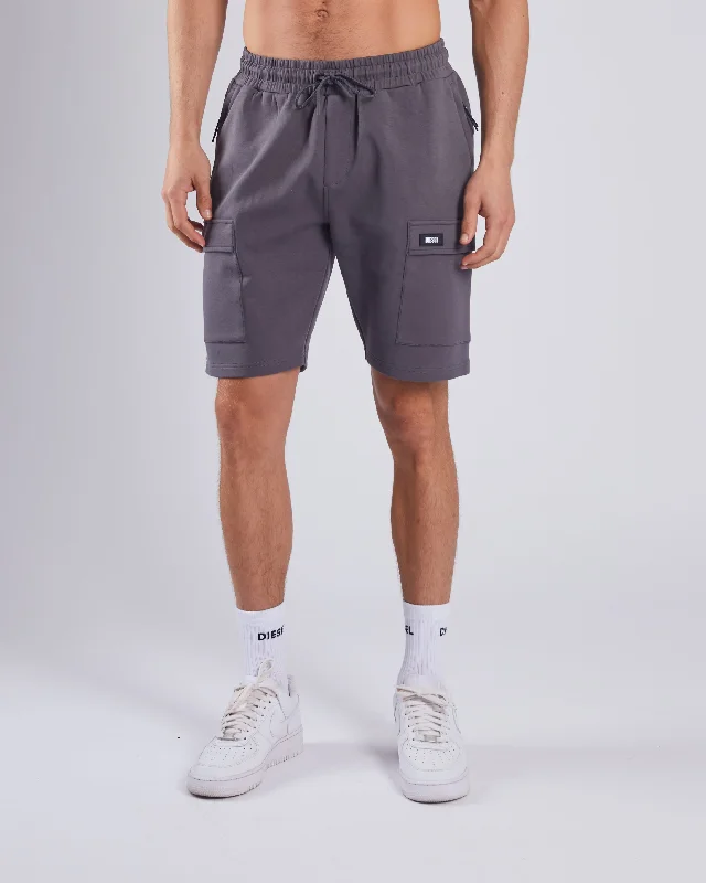 Men's side - stripe track shorts for a sporty running look Curtis Short Scorpion Grey Men's side - stripe track shorts for a sporty running look Curtis Short Scorpion Grey