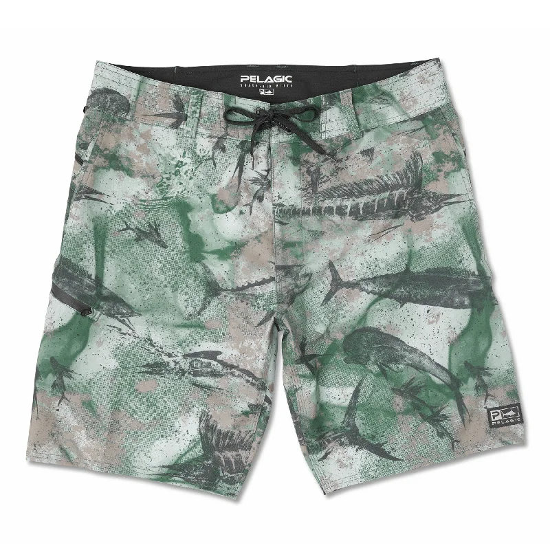 Men's side - stripe track shorts for a sporty running look   Sharkskin Elite