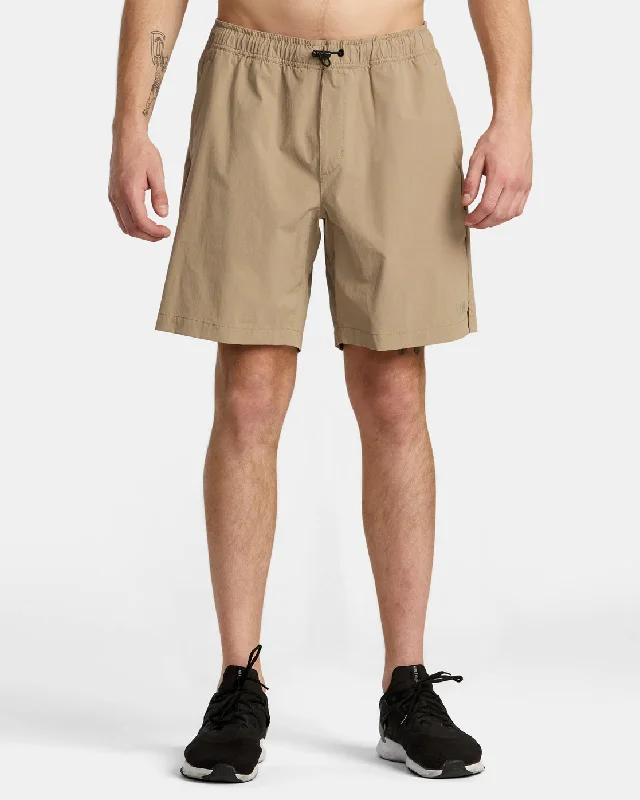 Men's moisture - wicking performance shorts for sweaty outdoor activities Spectrum Tech Short Utility Shorts - Dark Khaki Men's moisture - wicking performance shorts for sweaty outdoor activities Spectrum Tech Short Utility Shorts - Dark Khaki