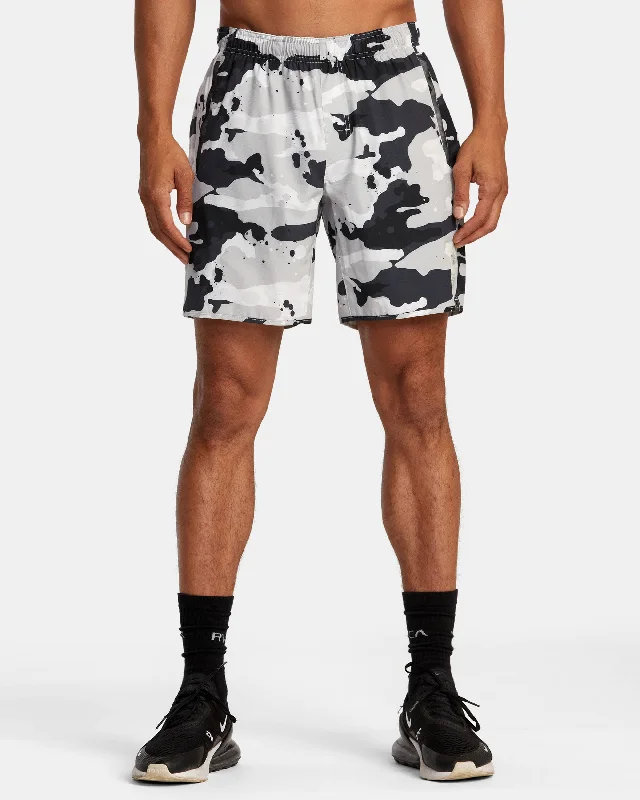 Men's floral print silk blend shorts for a unique night - out look Bedwin x Stash Yogger Stretch 17" Elastic Waist Shorts - Black/White Men's floral print silk blend shorts for a unique night - out look Bedwin x Stash Yogger Stretch 17" Elastic Waist Shorts - Black/White