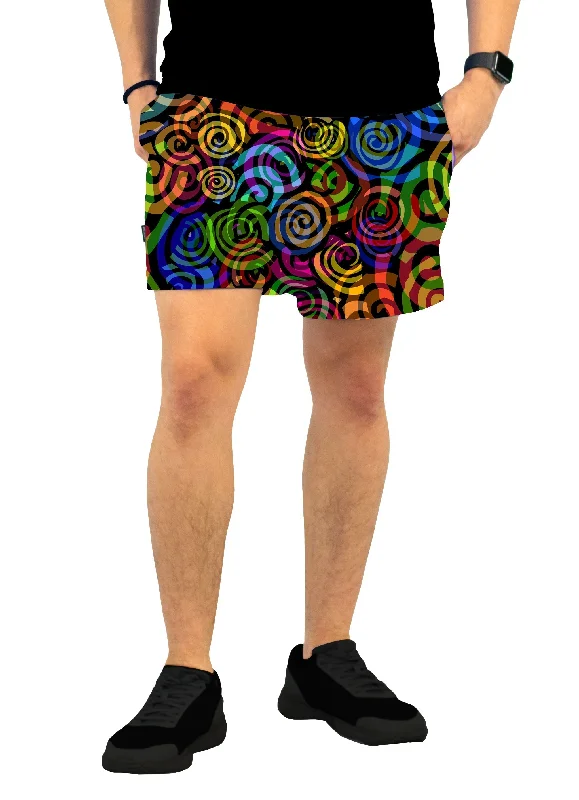 Men's checkered pattern wool shorts for a stylish winter layering option Vortex 13 Board Shorts- Limited Edition Men's checkered pattern wool shorts for a stylish winter layering option Vortex 13 Board Shorts- Limited Edition